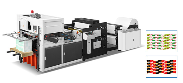 Máquina de troquelado en rollo Impresora flexográfica en línea